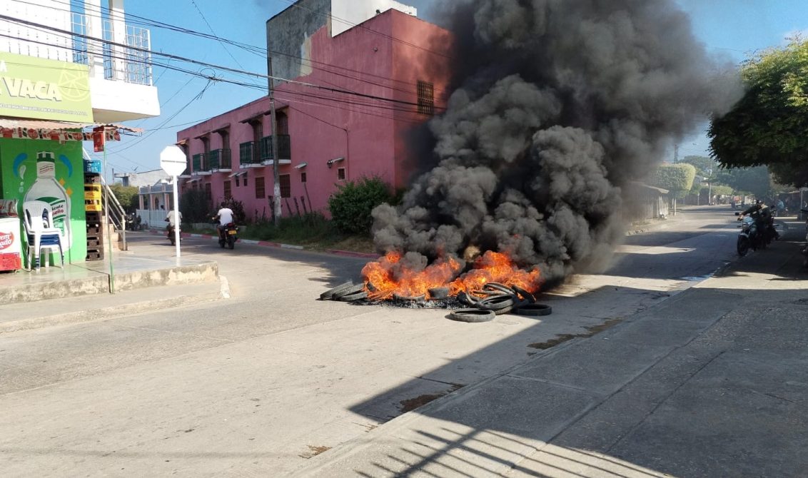 Protestas en San Antero por escasez continua de agua potable