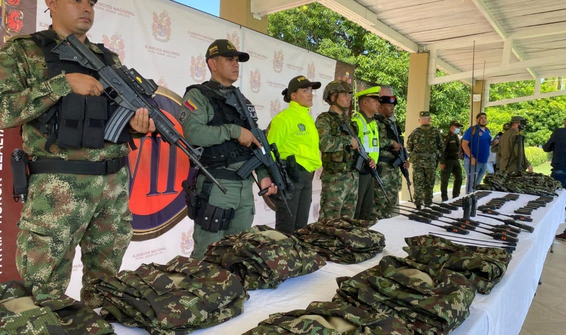 Incautación de prendas militares desarticula planes del Clan del Golfo en Córdoba